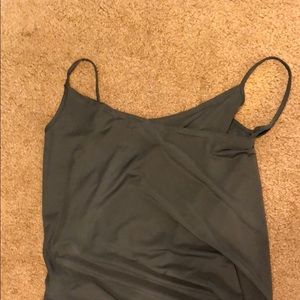 Long Grey Wrap Around Dress